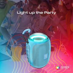 A Photo Of Promate Capsule-3 LumiFlux - Wireless Speaker - Blue