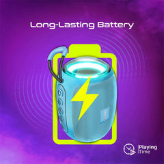 A Photo Of Promate Capsule-3 LumiFlux - Wireless Speaker - Blue