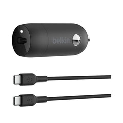 A Photo Of Belkin BoostCharge 30W USB-C Car Charger with USB-C Cable
