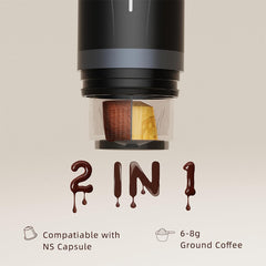 A Photo Of CERA+ Portable Electric Espresso Machine