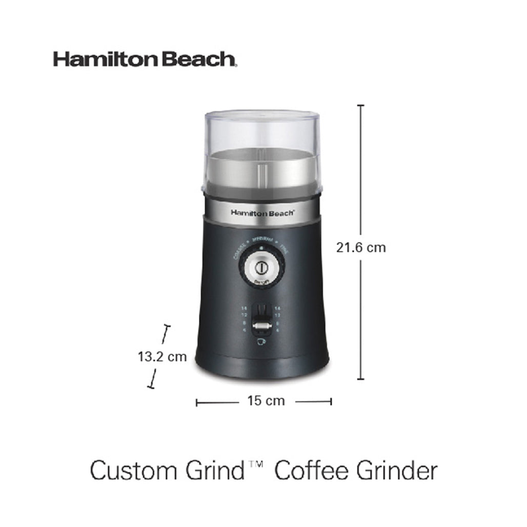 A Photo Of Hamilton Beach Coffee Grinder – Electric Grinder with 5 Grind Settings