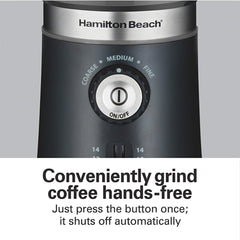 A Photo Of Hamilton Beach Coffee Grinder – Electric Grinder with 5 Grind Settings