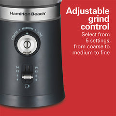 A Photo Of Hamilton Beach Coffee Grinder – Electric Grinder with 5 Grind Settings