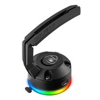 Cougar Bunker - RGB Mouse Bungee with USB Hub – Adjustable Cable Management, RGB Lighting, and Superior Stability