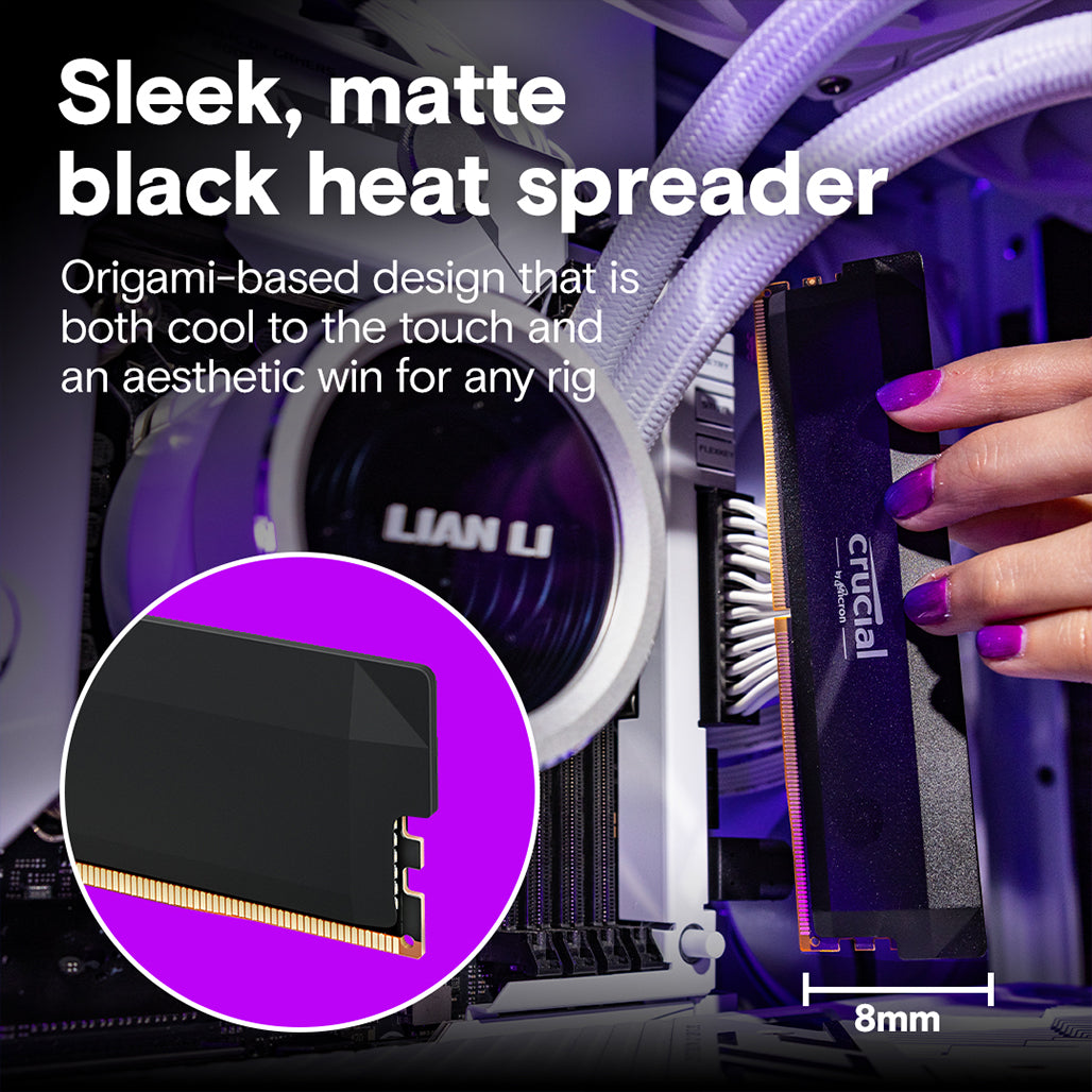 A Photo Of Crucial Pro DDR5-6000 32GB (16GBx2) UDIMM