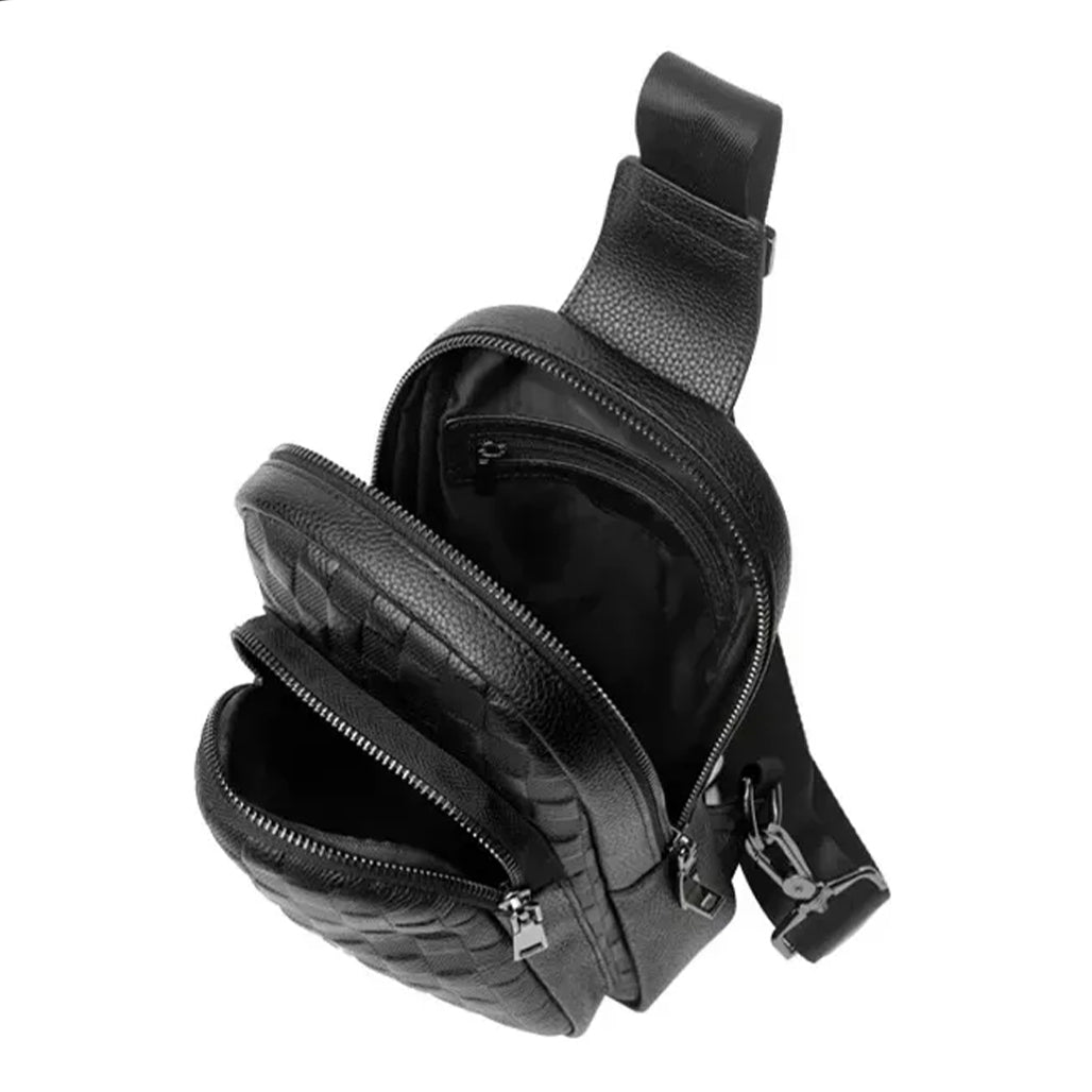 A Photo Of Crossbody Bag with Smart Fingerprint Lock