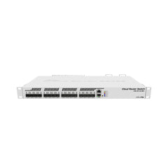 A Photo Of MikroTik Cloud Router Switch CRS317-1G-16S+RM - Rack-Mountable 10GbE Switch with 16 SFP+ Ports