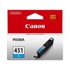 A Photo Of Canon CLI-451C Cyan Ink Cartridge