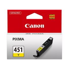 A Photo Of Canon CLI-451Y Yellow Ink Cartridge