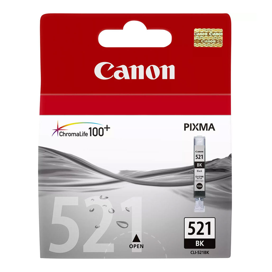 A Photo Of Canon CLI-521BK Black Ink Cartridge