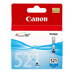 A Photo Of Canon CLI-521C Cyan Ink Cartridge