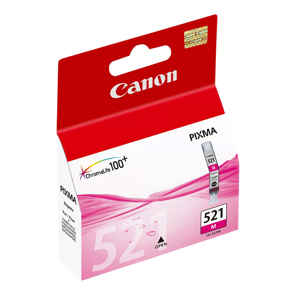A Photo Of Canon CLI-521M Magenta Ink Cartridge