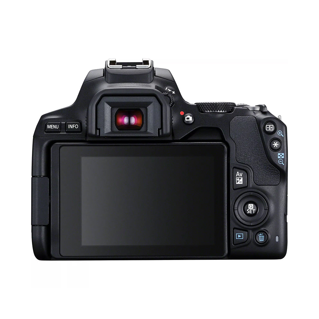 A Photo Of Canon EOS 250D - DSLR Camera with EF-S 18-55mm f/3.5-5.6 III Lens