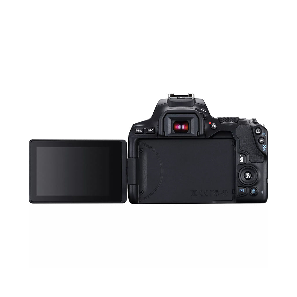 A Photo Of Canon EOS 250D - DSLR Camera with EF-S 18-55mm f/3.5-5.6 III Lens