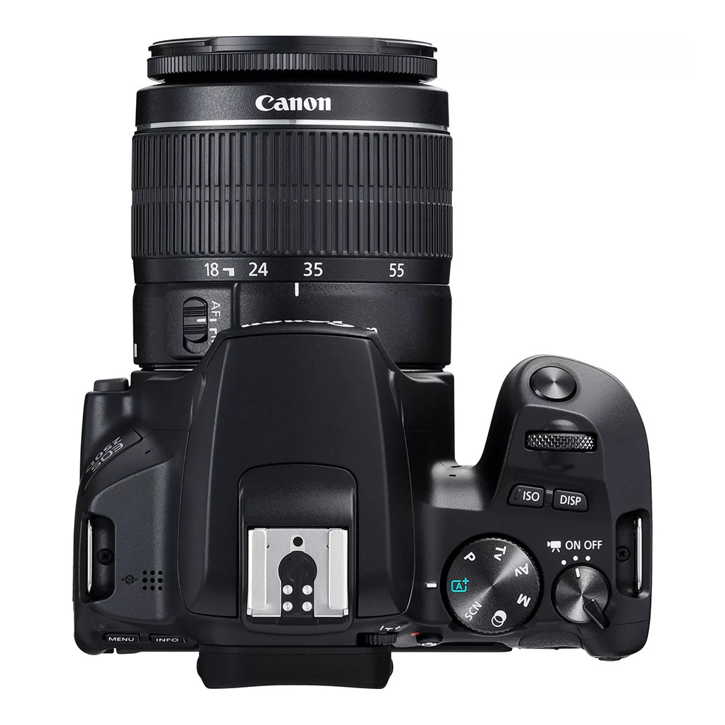 A Photo Of Canon EOS 250D - DSLR Camera with EF-S 18-55mm f/3.5-5.6 III Lens
