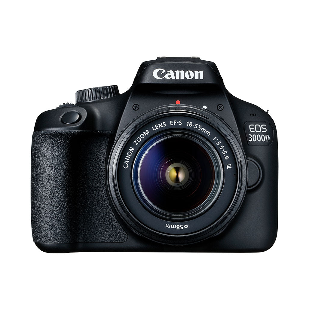 A Photo Of Canon EOS 3000D - DSLR Camera with EF-S 18-55mm III Lens