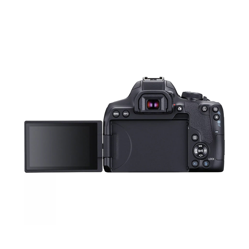 A Photo Of Canon EOS 850D - DSLR Camera with EF-S 18-135mm f/3.5-5.6 IS USM Lens
