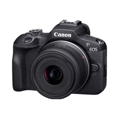 A Photo Of Canon EOS R100 - Mirrorless Camera with RF-S 18-45mm Lens