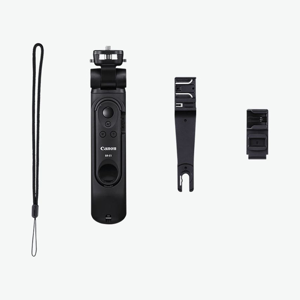 A Photo Of Canon HG-100TBR Tripod Grip with Bluetooth Remote – Compact Vlogging Tripod for Canon Cameras