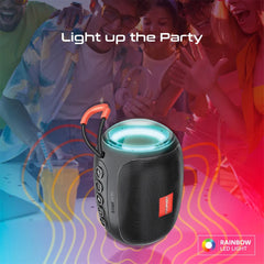 A Photo Of Promate Capsule-3 LumiFlux - Wireless Speaker - Black