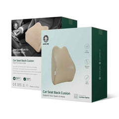 A Photo Of Green Lion GNSETCUSNLBR Car Seat Back Cushion - Light Brown