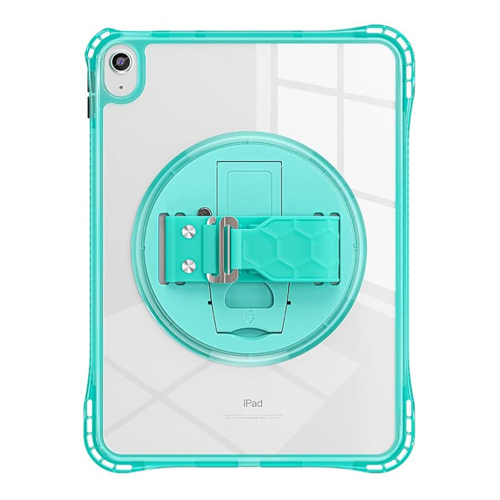A Photo Of Classic Rugged Clear Case with Hand Grip for Apple iPad (A16) 11th Gen 2025 & iPad 10th Gen 2022