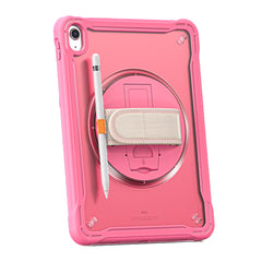 A Photo Of Classic Rugged Case - 360° Rotating Stand & Hand Strap for iPad 11 (2025) & iPad 10.9 (2022)