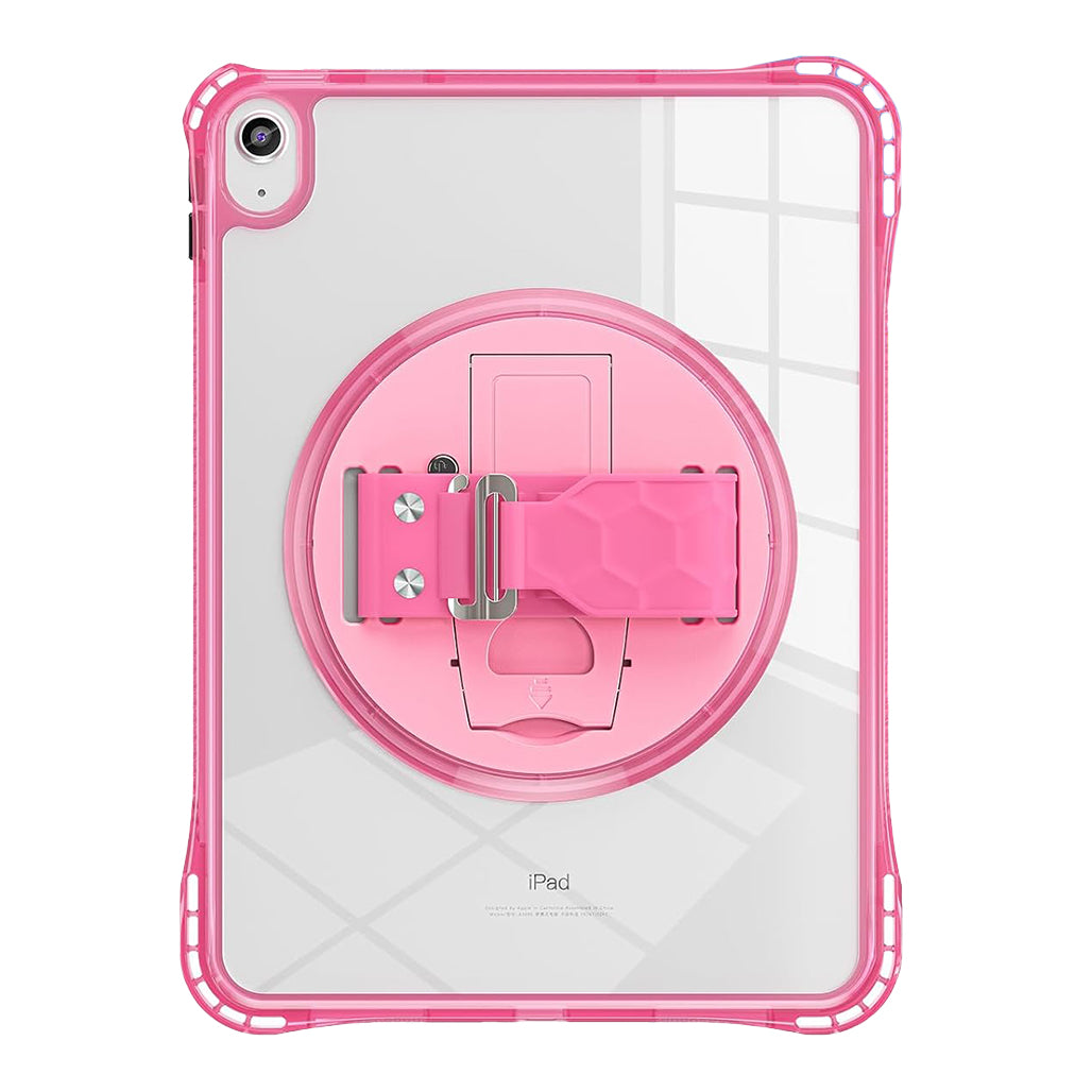 A Photo Of Classic Rugged Clear Case with Hand Grip for Apple iPad (A16) 11th Gen 2025 & iPad 10th Gen 2022