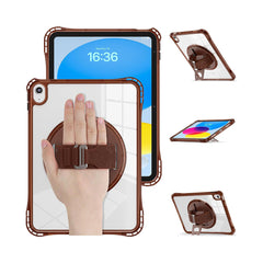 A Photo Of Classic Rugged Clear Case with Hand Grip for Apple iPad (A16) 11th Gen 2025 & iPad 10th Gen 2022