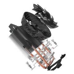 A Photo Of Cooler Master Hyper T200 Compact CPU Cooler - High Airflow, Low Noise, Easy Installation