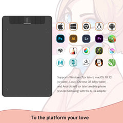 A Photo Of VEIKK VK640 Drawing Tablet – Portable, Precise, and Perfect for Digital Creativity