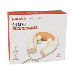 A Photo Of Porodo Shiatsu Neck Massager with Heat Therapy & Deep Tissue Relief – Yellow
