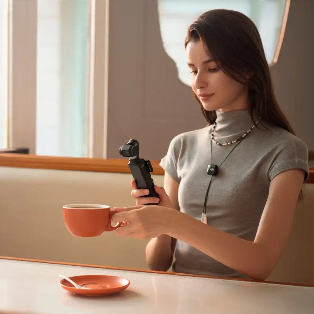 A Photo Of DJI Mic Mini (2 TX + 1 RX + Charging Case) - Compact Wireless Microphone