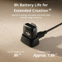 A Photo Of DJI Mic Mini Clip-On Transmitter with Built-In Microphone (2.4 GHz, Infinity Black)