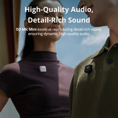 A Photo Of DJI Mic Mini Clip-On Transmitter with Built-In Microphone (2.4 GHz, Infinity Black)