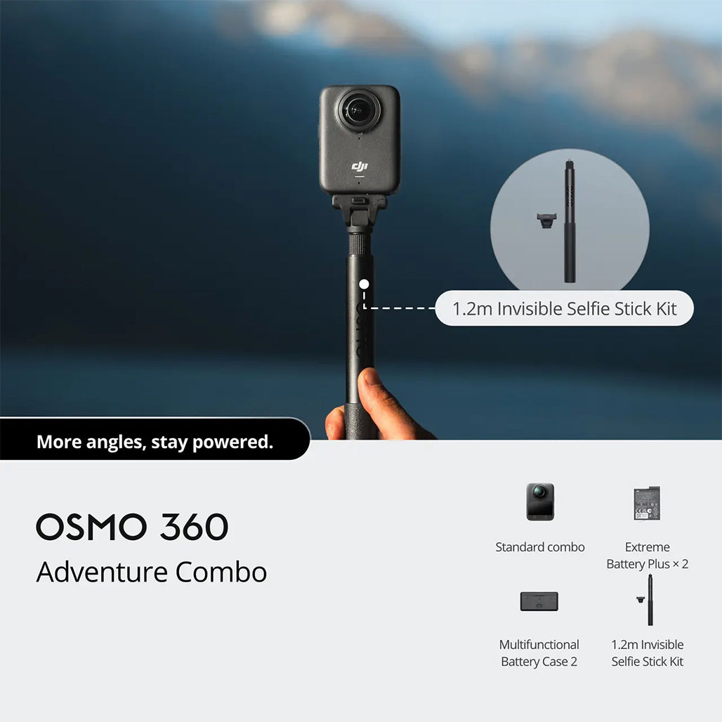 A Photo Of DJI Osmo 360 Adventure Combo