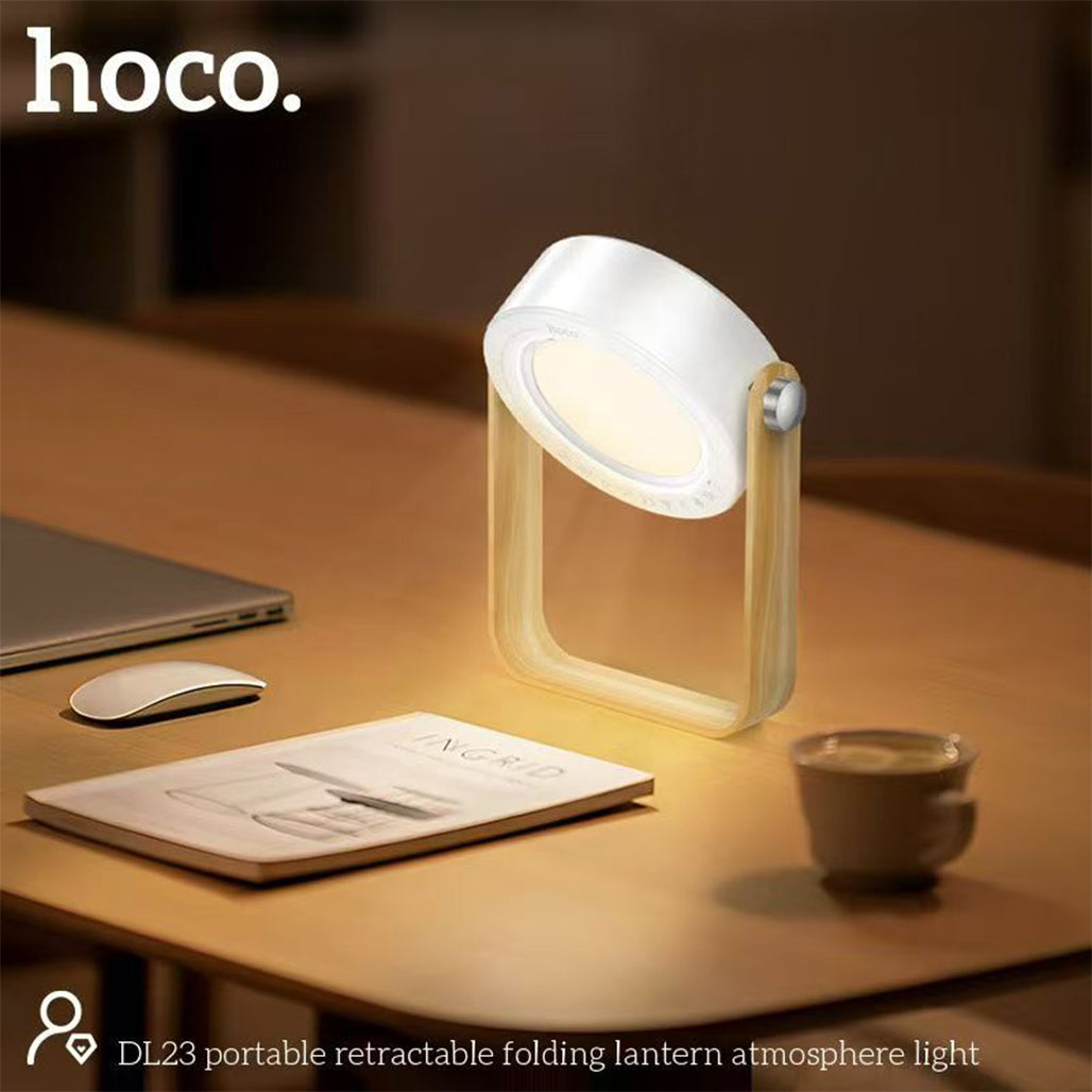 A Photo Of Hoco DL23 Portable Retractable Folding Lantern Atmosphere Light