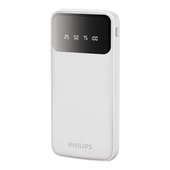 A Photo Of Philips DLP7710 Wired 10000mAh Power Bank with Built-In Lightning, USB-C & Micro USB Cables