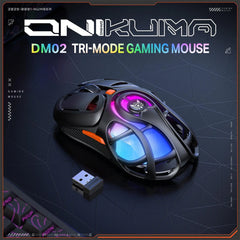 A Photo Of Onikuma Tri-Mode RGB Gaming Mouse - DM02