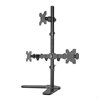 KALOC DW230T Adjustable Triple Monitor Arm for 17 to 27 Inch Screens with Cable Management