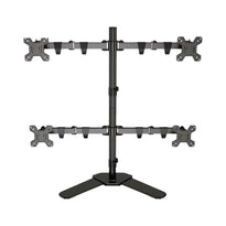 KALOC DW240T Adjustable 4 Monitor Arm - For 17" to 27" Screens, Height & Angle Adjustable