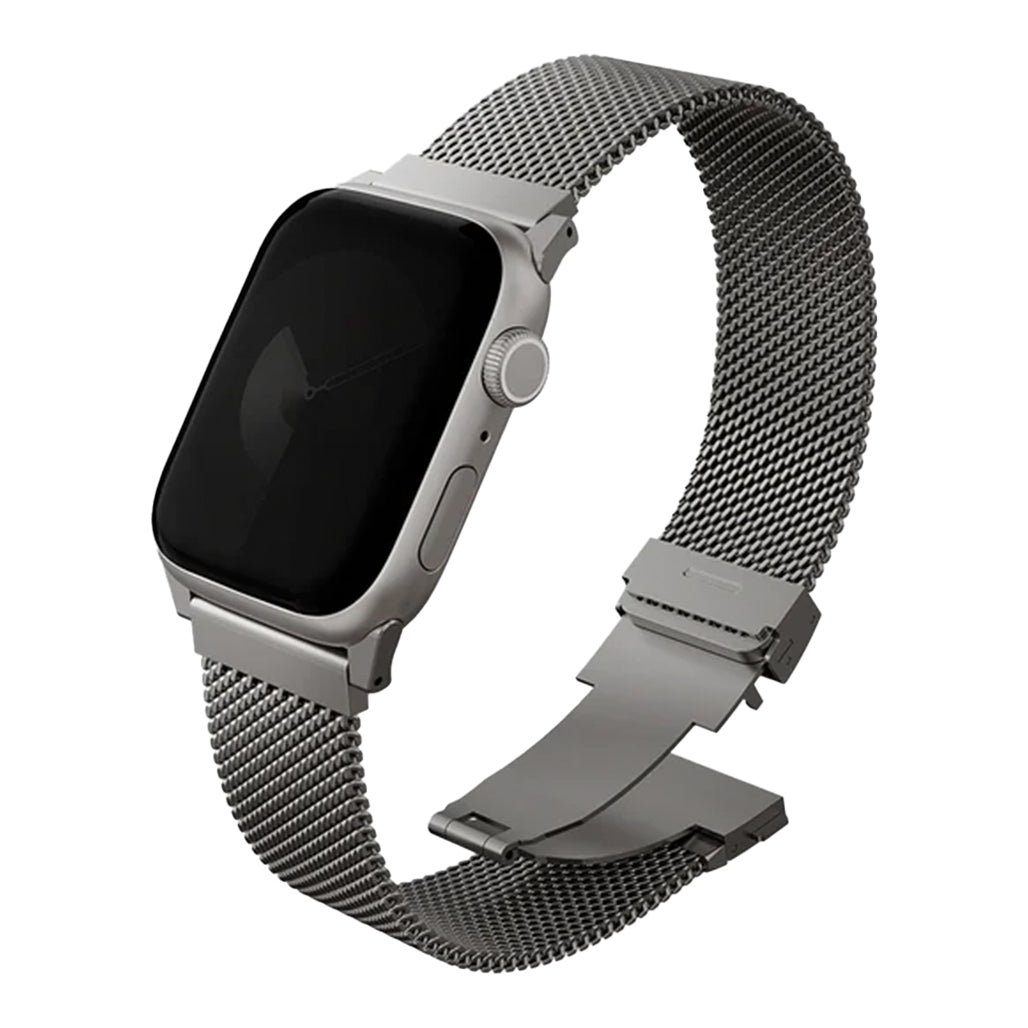 A Photo Of Uniq Dante Pro Stainless Steel Watch Strap – Adjustable & Durable for 44/45/46/49mm Smartwatches