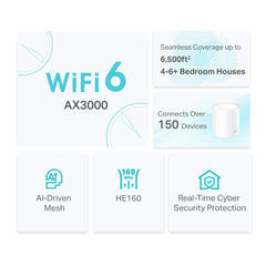 A Photo Of TP-Link Deco X50 - AX3000 Whole Home Mesh WiFi 6 System
