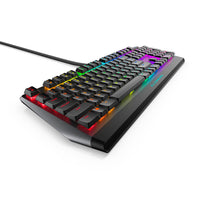 Dell Alienware AW510K Low Profile RGB Mechanical Gaming Keyboard - Cherry MX Red Switches, Dark Side of the Moon