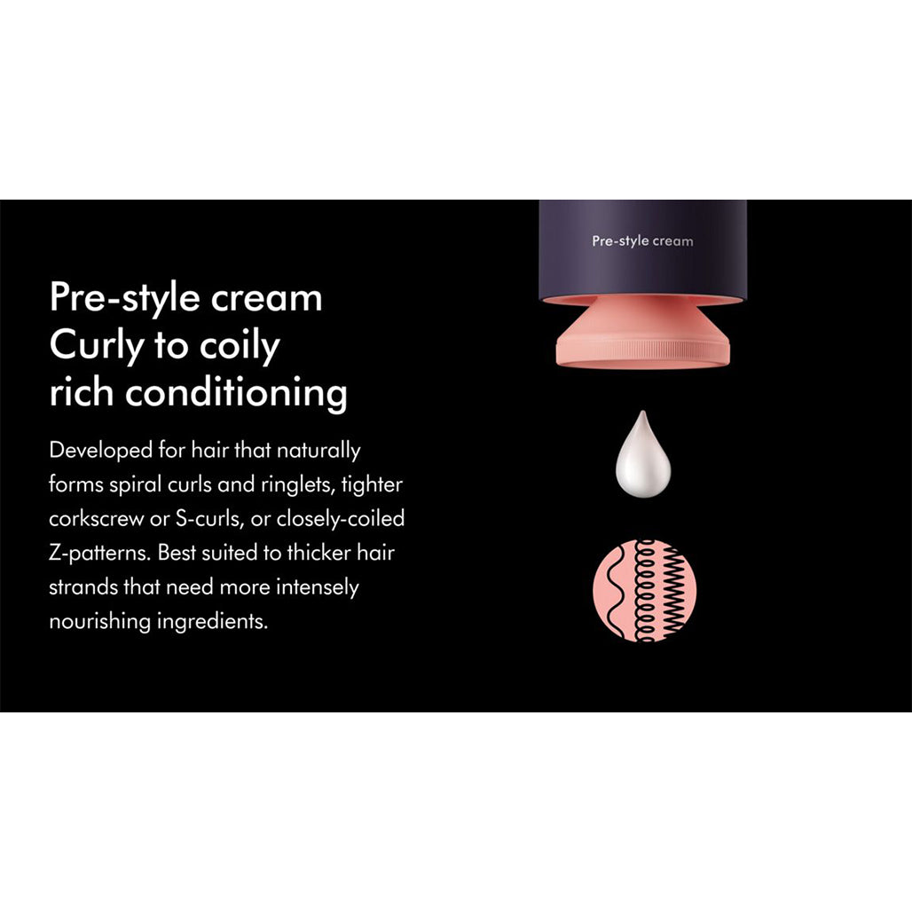 A Photo Of Dyson Chitosan Pre-style Cream - Curly to Coily Rich Conditioning - 100ml