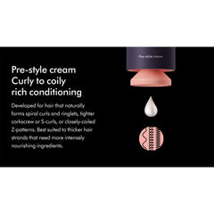 A Photo Of Dyson Chitosan Pre-style Cream - Curly to Coily Rich Conditioning - 100ml