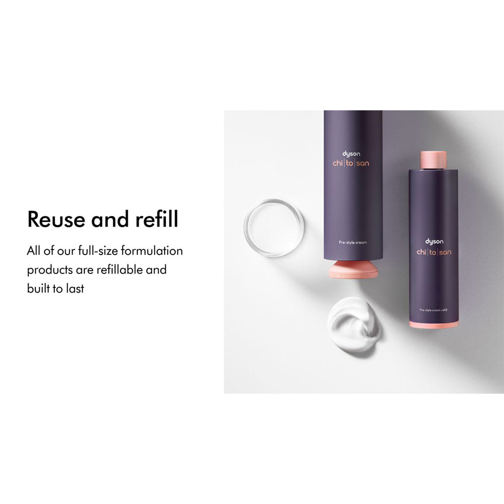 A Photo Of Dyson Chitosan Pre-style Cream - Curly to Coily Rich Conditioning - 100ml
