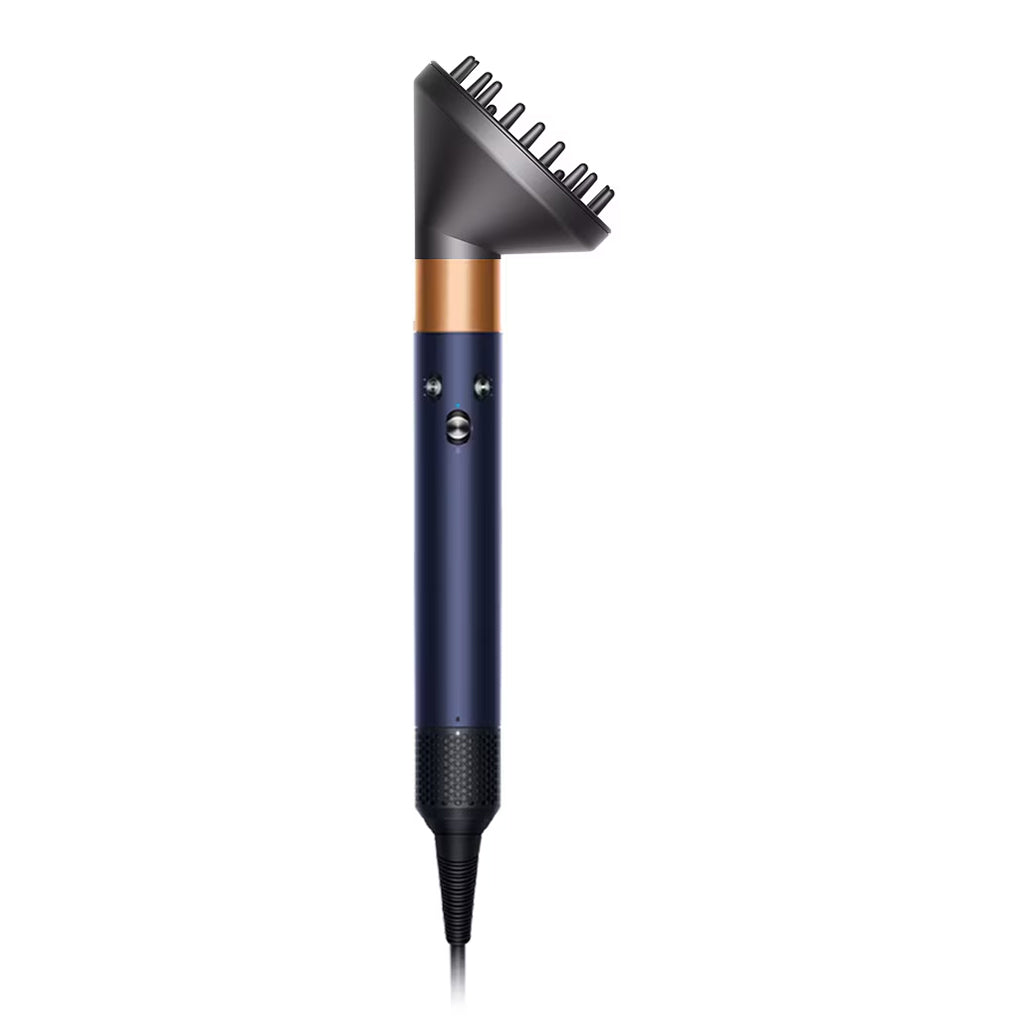 A Photo Of Dyson Airwrap™ Multi-Styler Complete Long with Diffuser | HS05 (Prussian Blue / Rich Copper) – Advanced Hair Styling Innovation