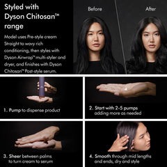 A Photo Of Dyson Chitosan Pre-style Cream - Straight to Wavy Rich Conditioning - 100ml