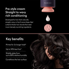 A Photo Of Dyson Chitosan Pre-style Cream - Straight to Wavy Rich Conditioning - 100ml